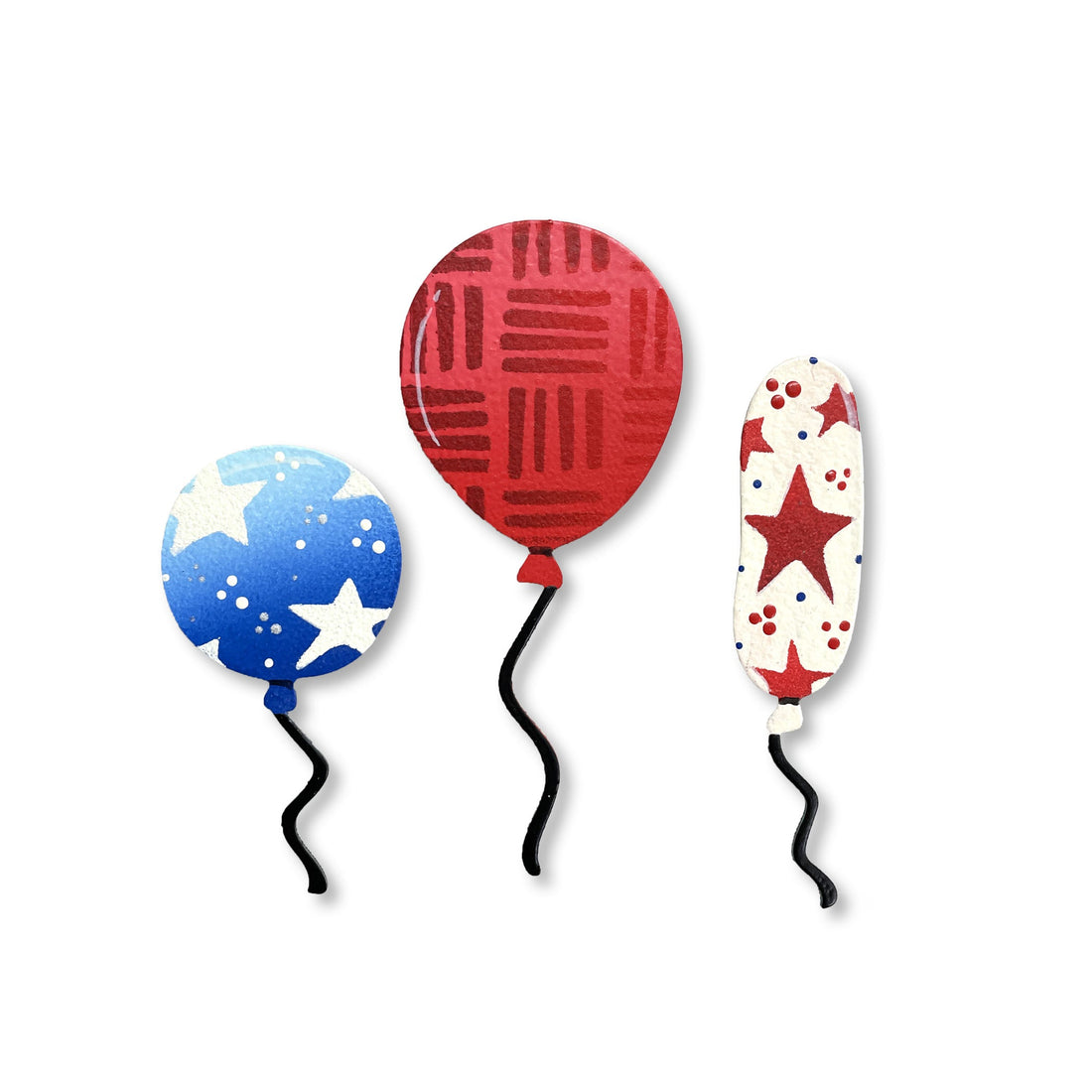 Balloon Magnets S/3 - Patriotic