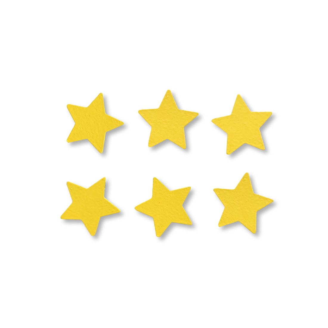 Star Magnets S/6 Yellow