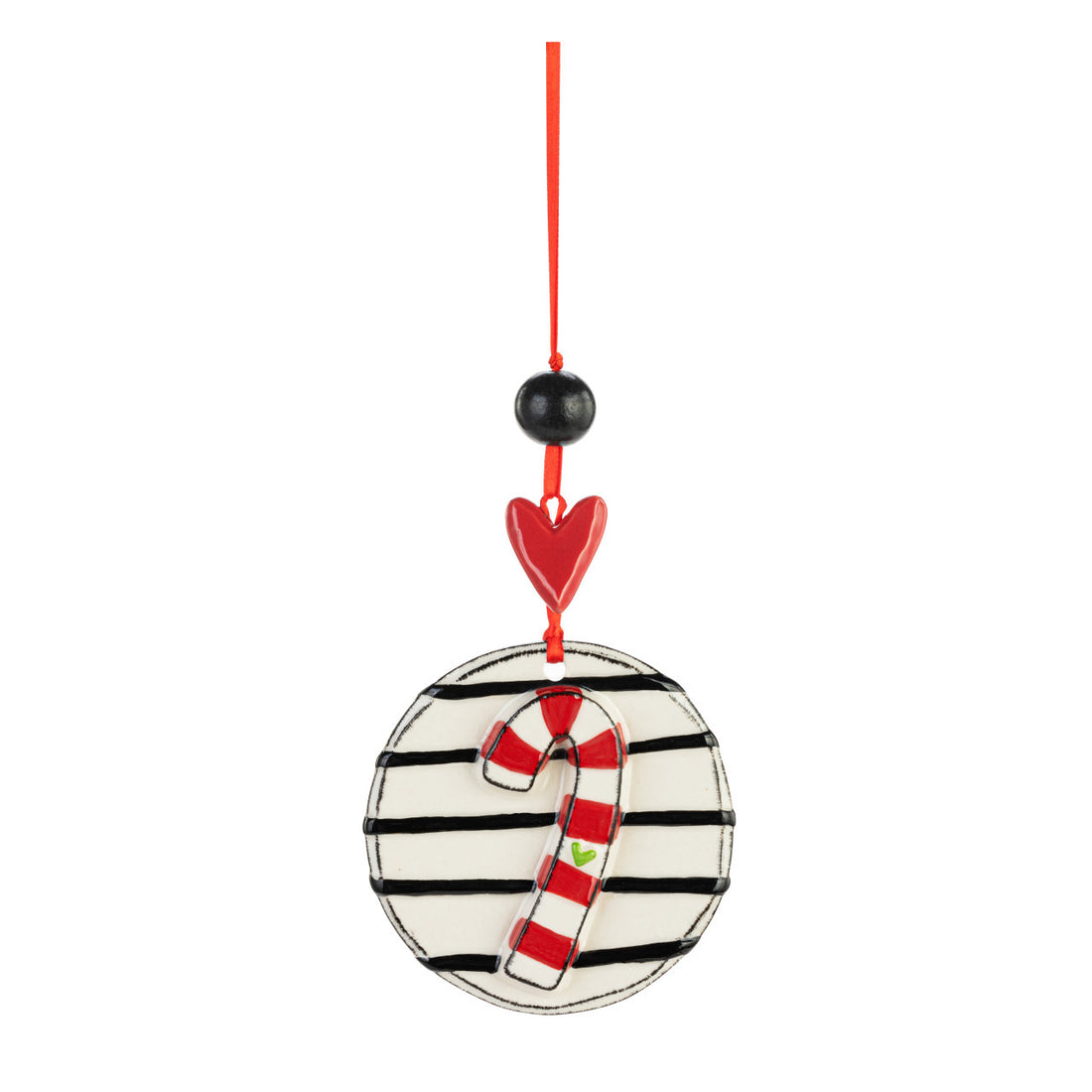 Candy Cane &amp; Stripes Ornament