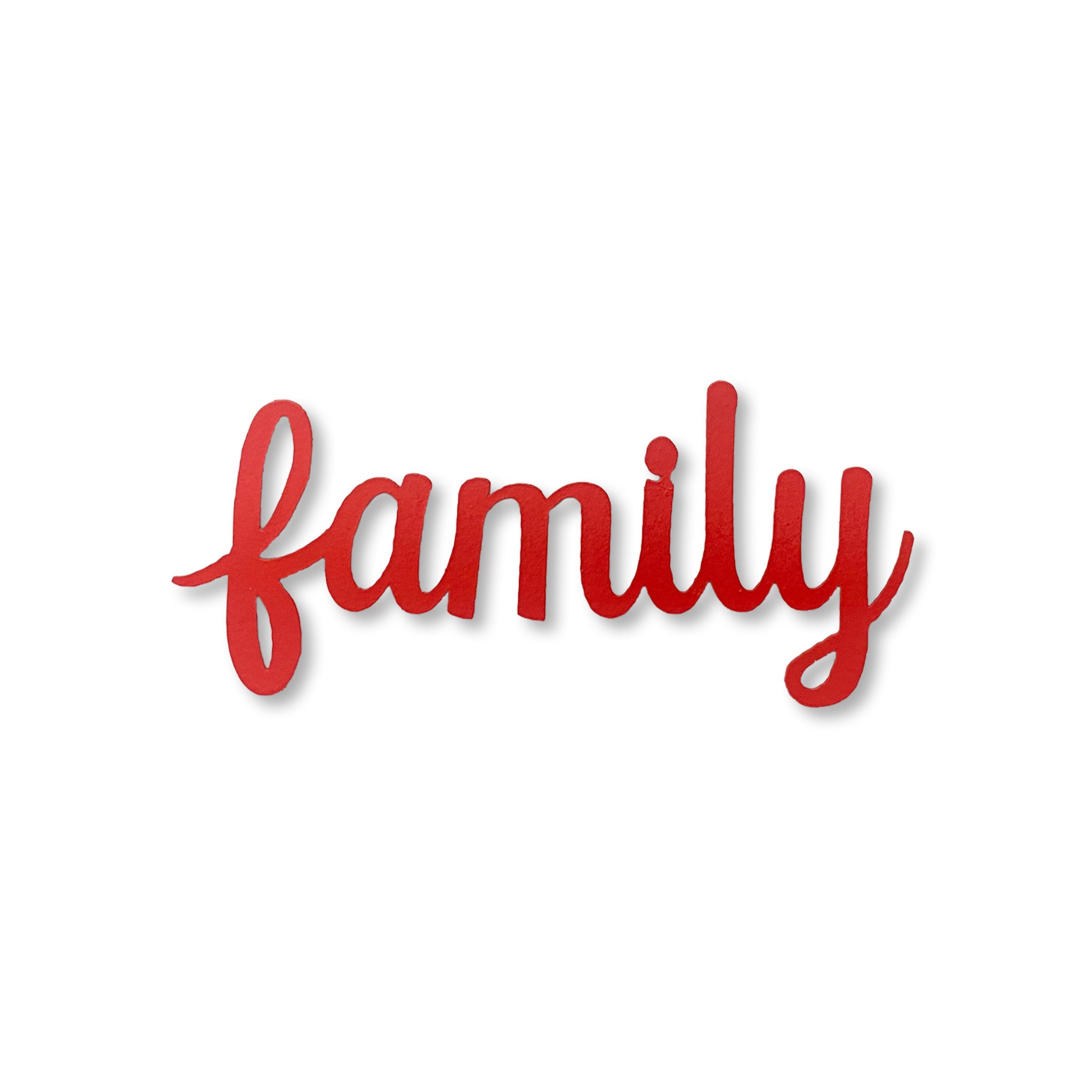 &quot;Family&quot; Magnet - Red