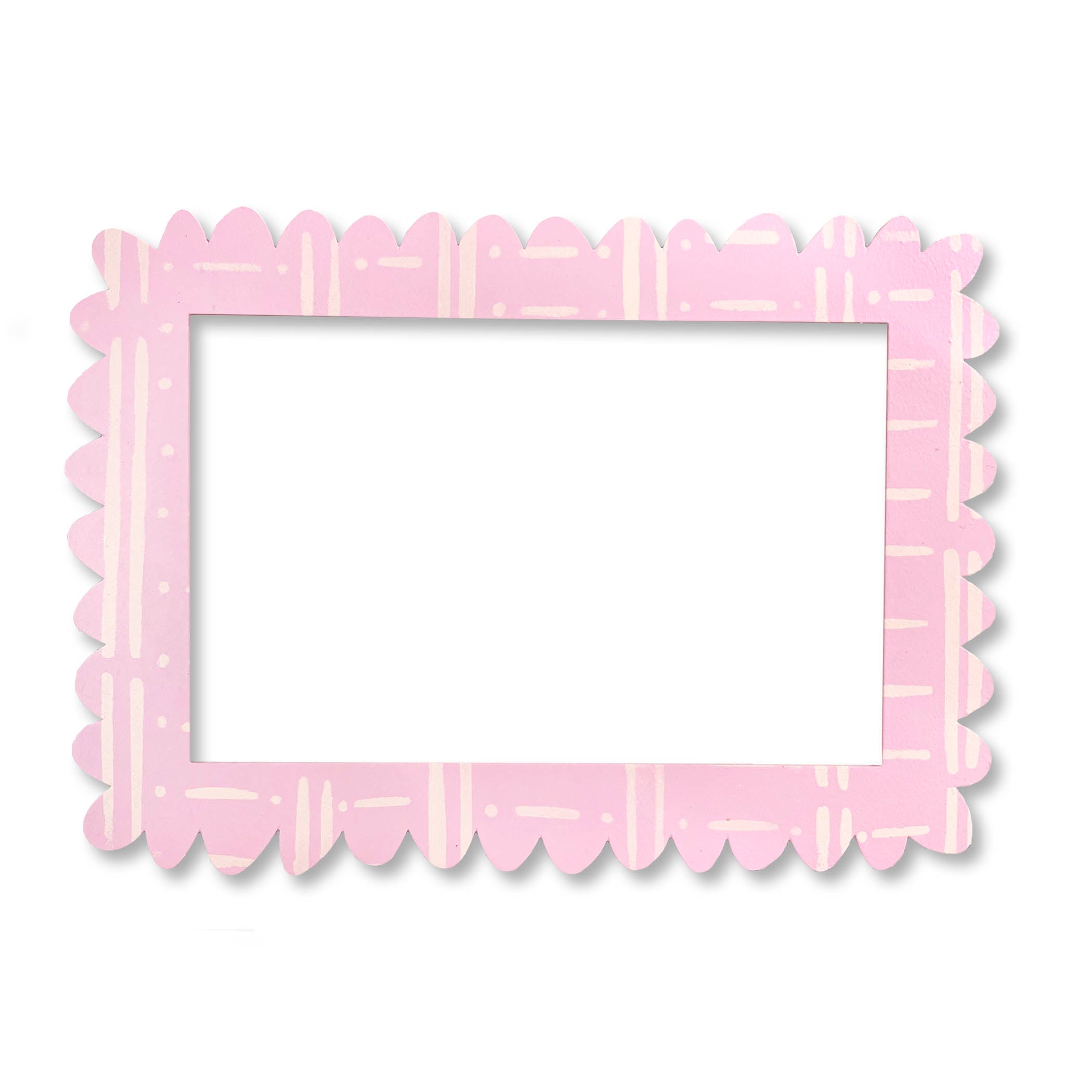 5x7 Scalloped Frame - Patterned