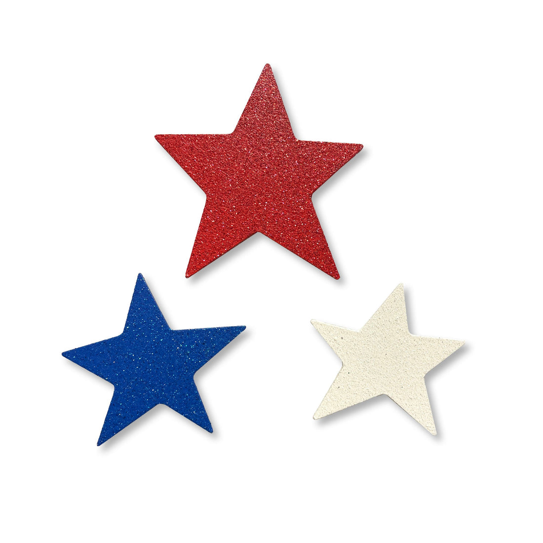 Patriotic Stars S/3 - Glitter