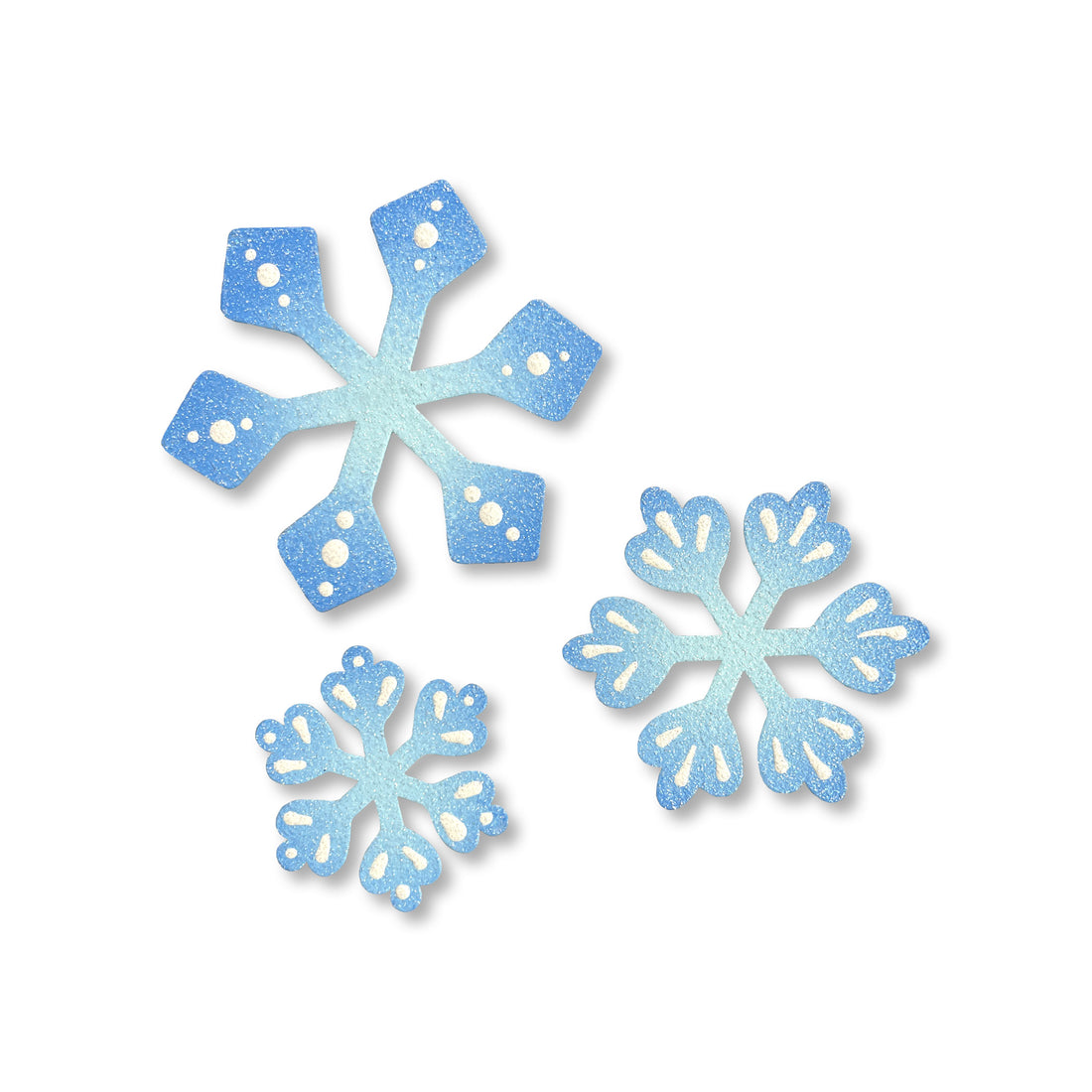 Snowflake Magnets S/3