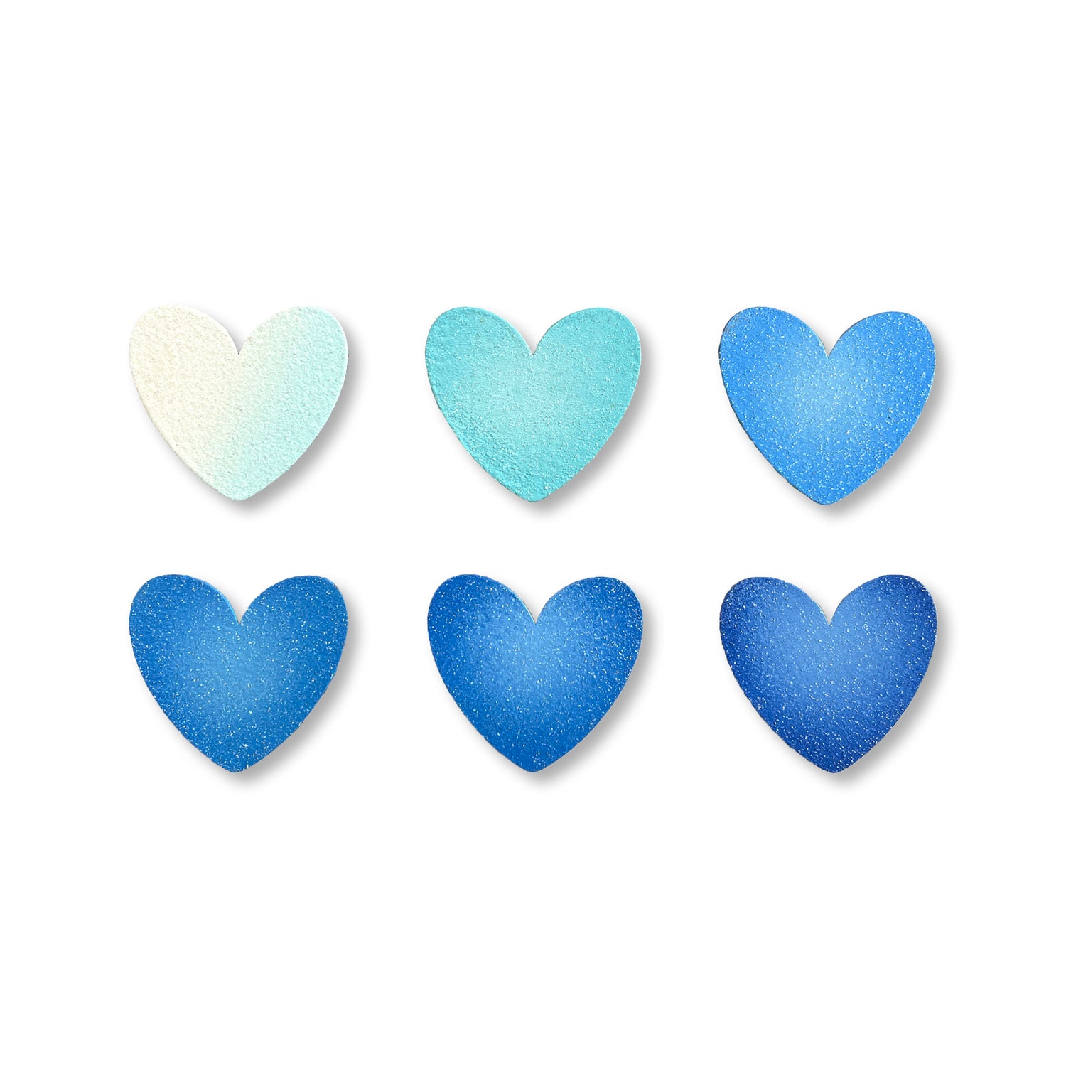 Winter Heart Magnets S/6