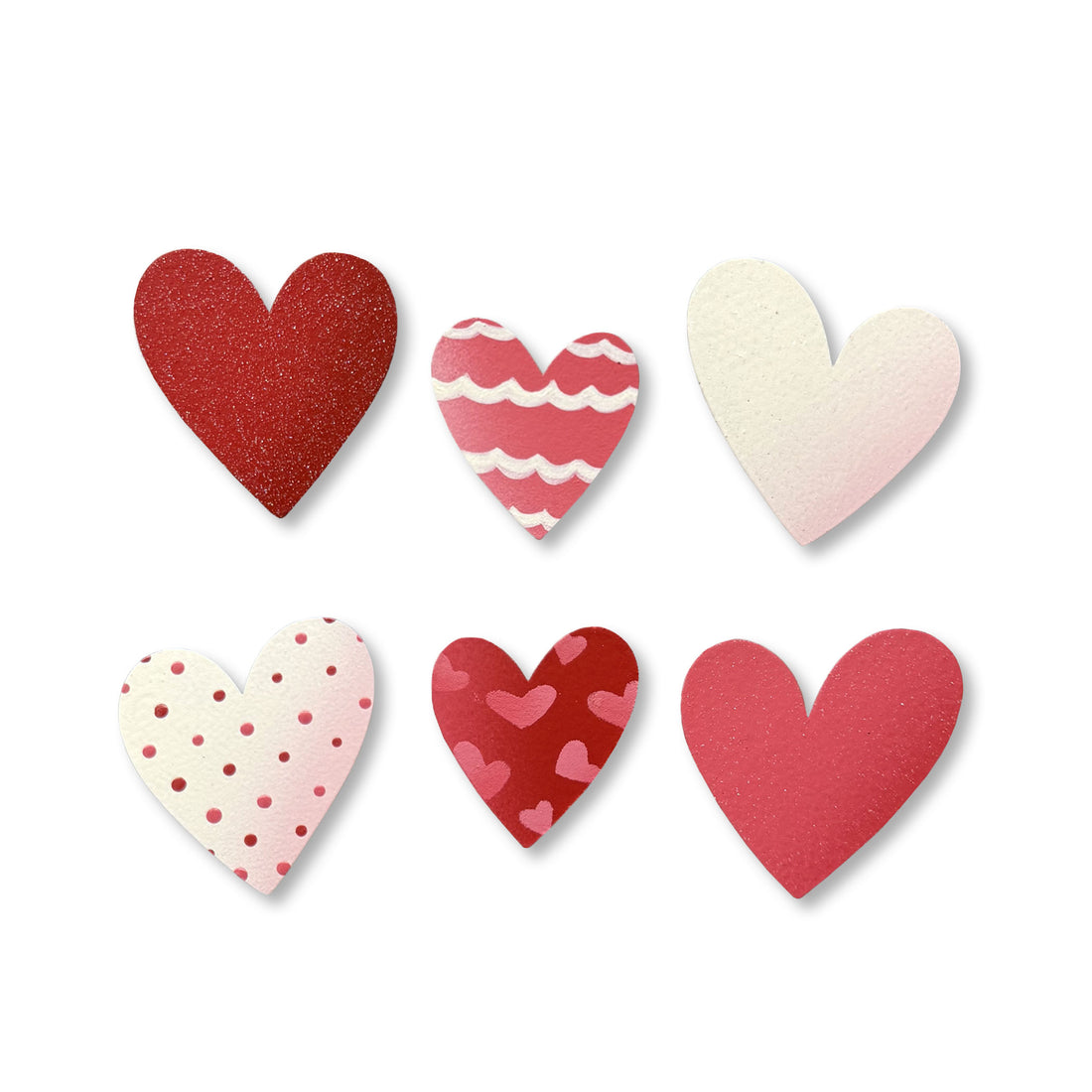 Heart Magnets S/6