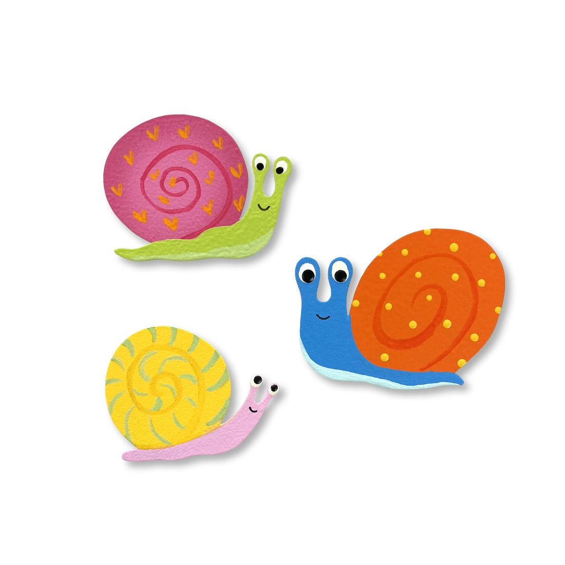 Garden Snail Magnets S/3