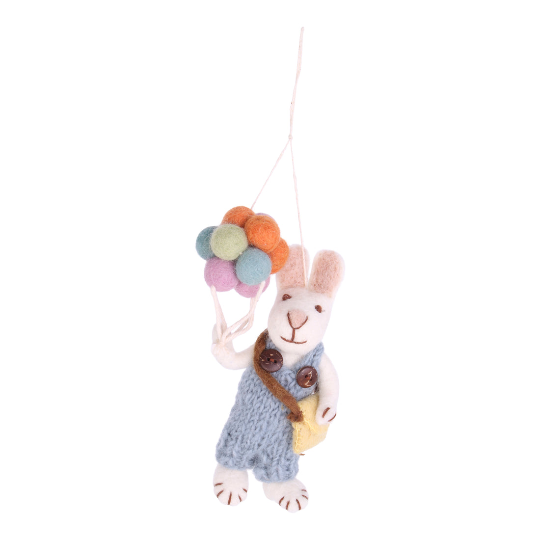 Felt Bunny w/ Balloons
