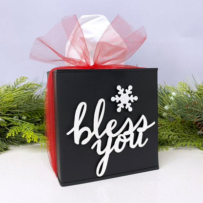&quot;Bless You&quot; Magnet - White