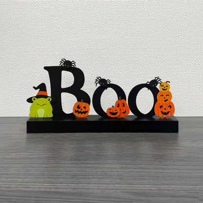 &quot;Boo&quot; Magnetic Word w/ Wood Base