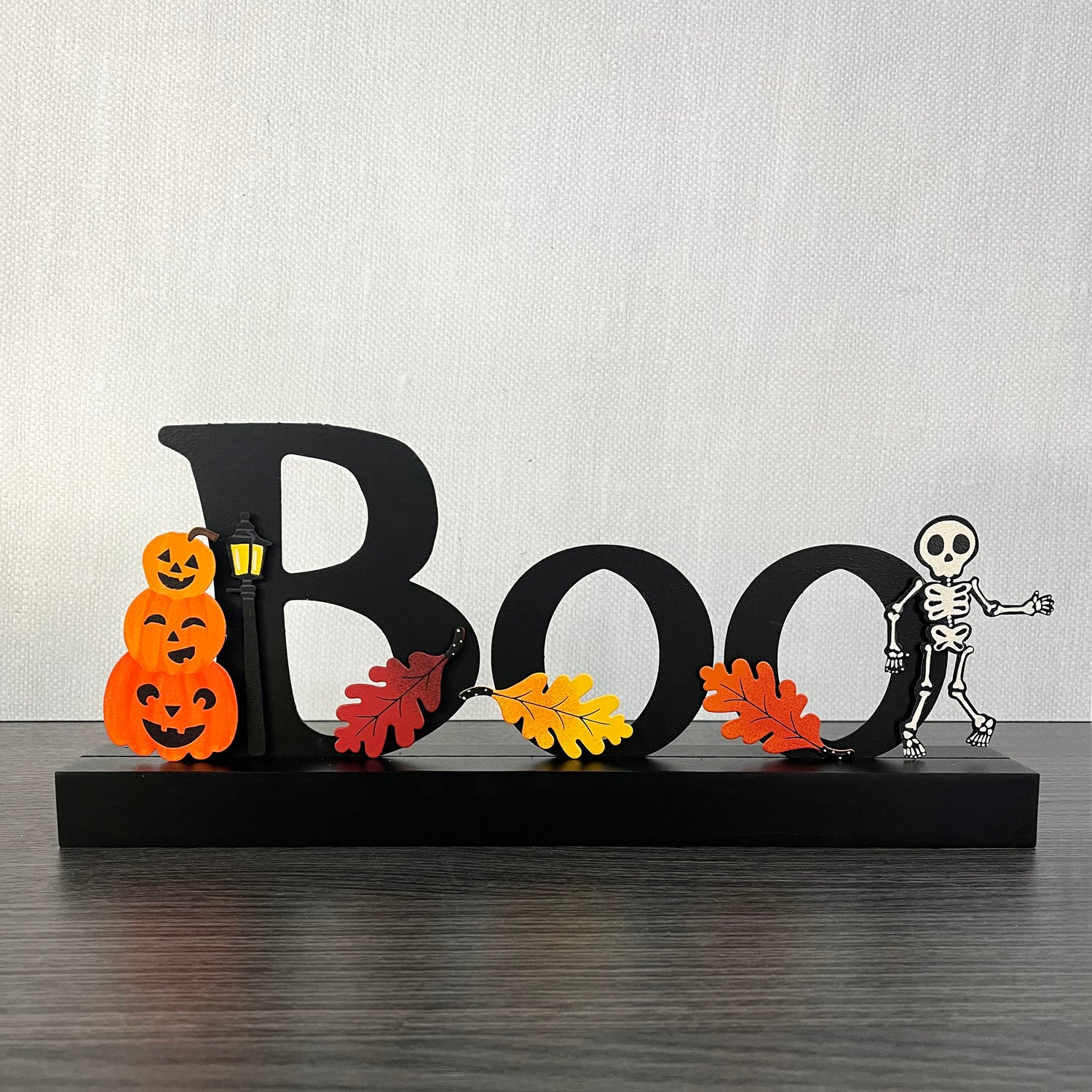 &quot;Boo&quot; Magnetic Word w/ Wood Base