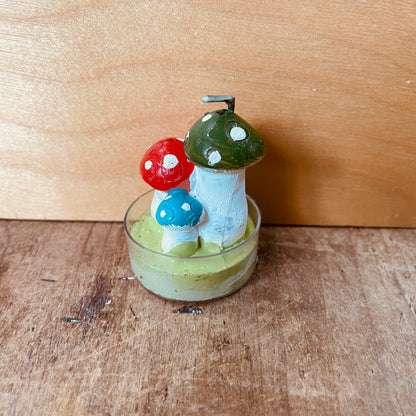 Mushroom Tea Light Candle (6 colors)