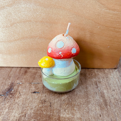 Mushroom Tea Light Candle (6 colors)