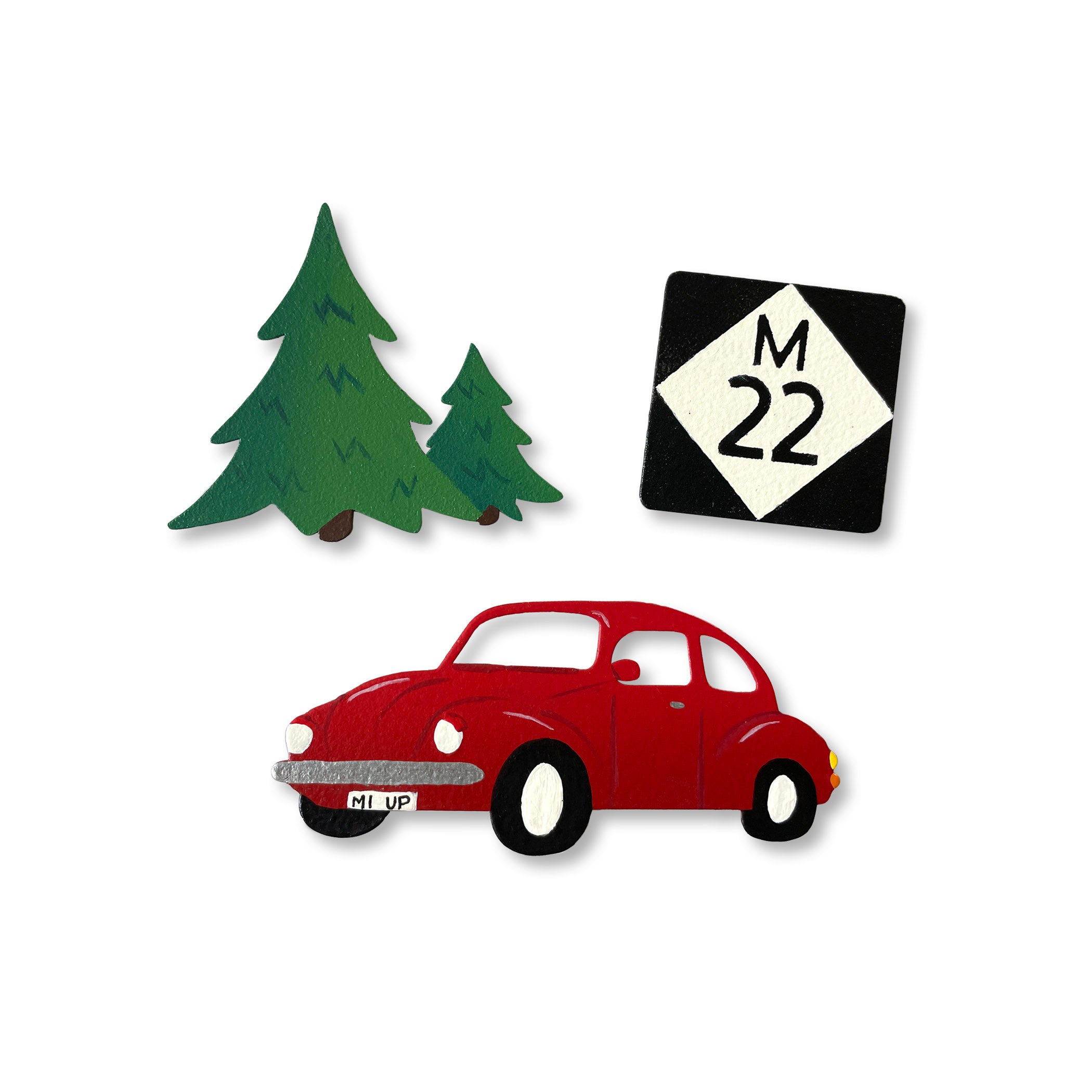 M-22 Scenic Drive Magnets S/3