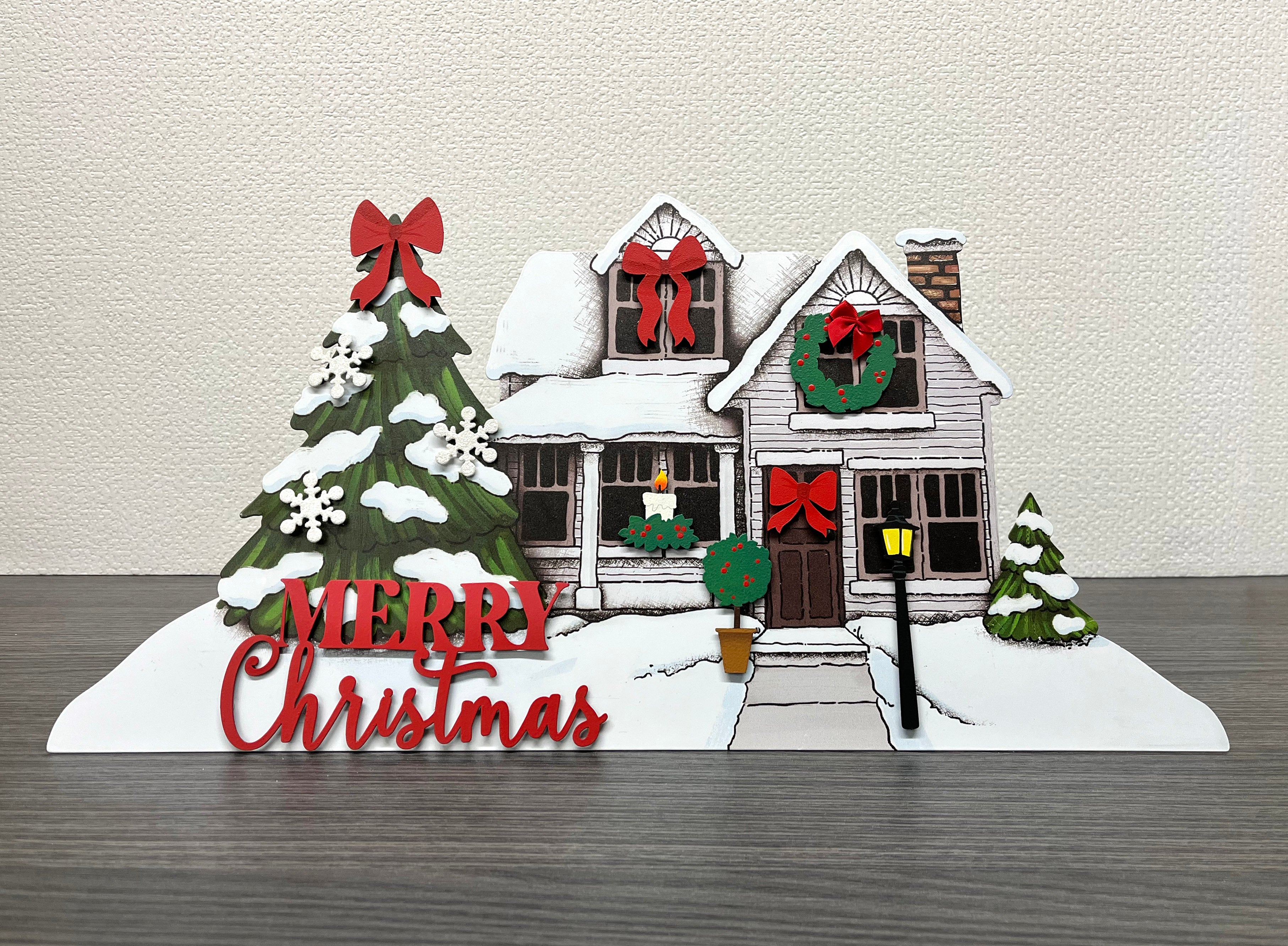 &quot;Merry Christmas&quot; Magnet Red