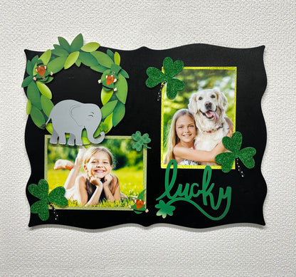 „Lucky“ mit Kleeblatt-Magnet