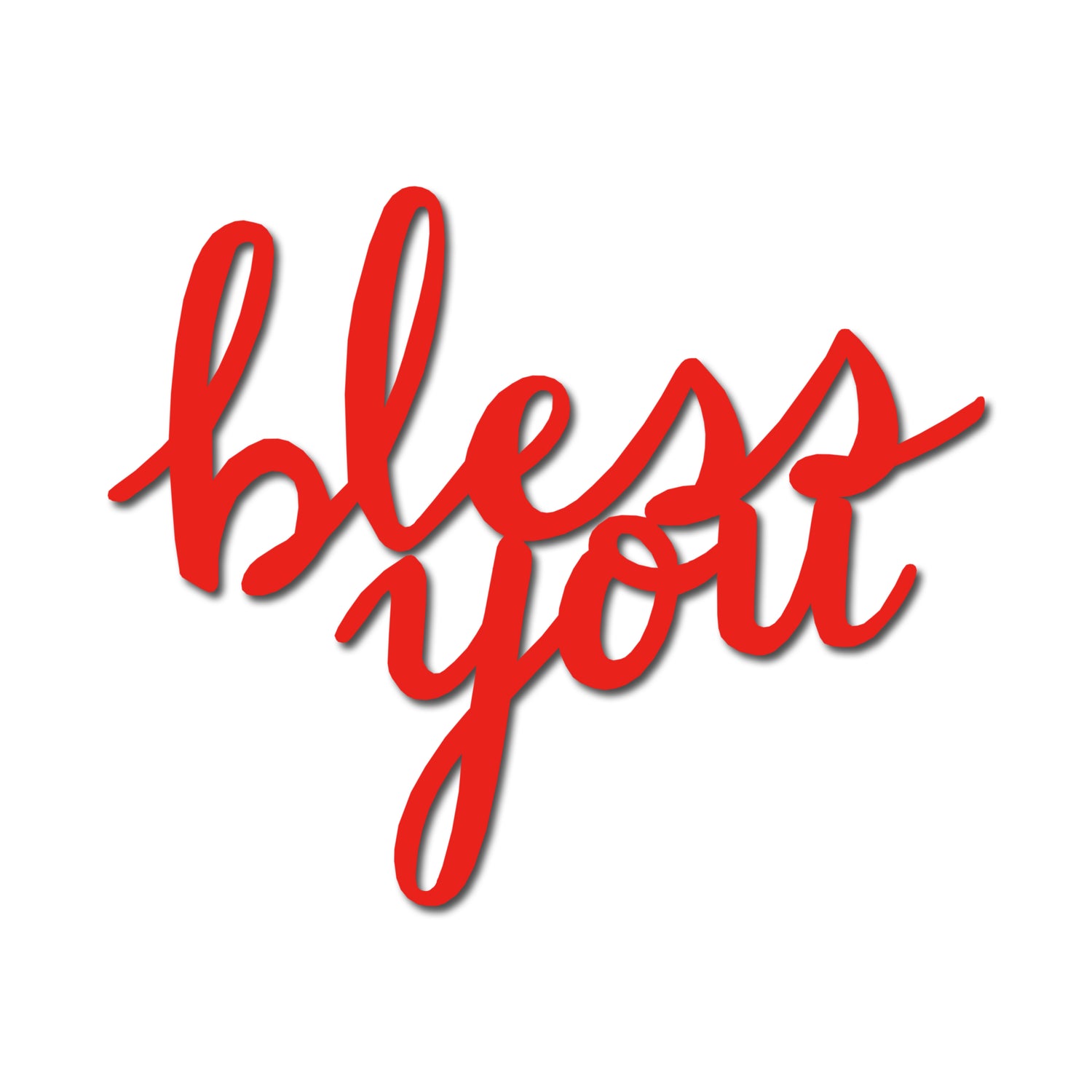 &quot;Bless You&quot; Magnet - Red