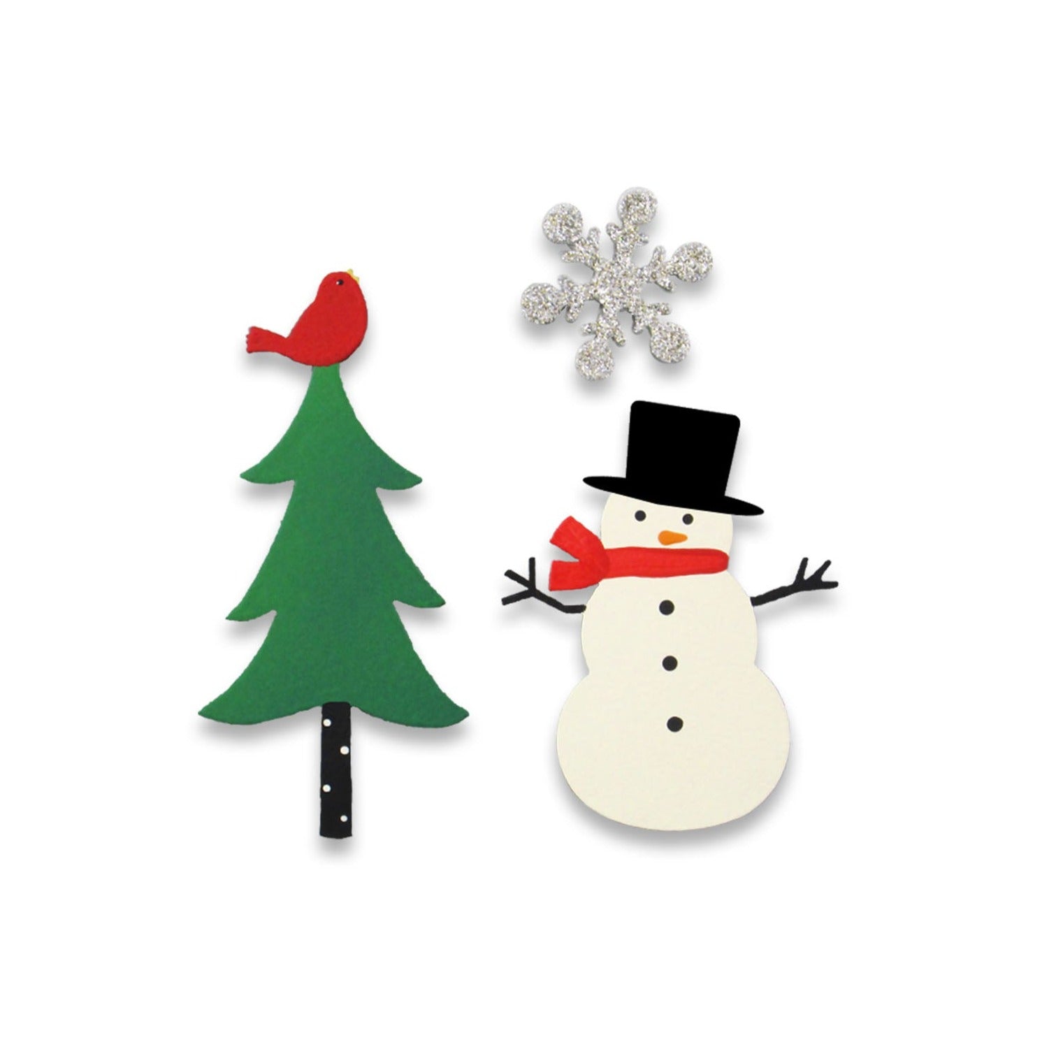 Snowman with Tree Magnets