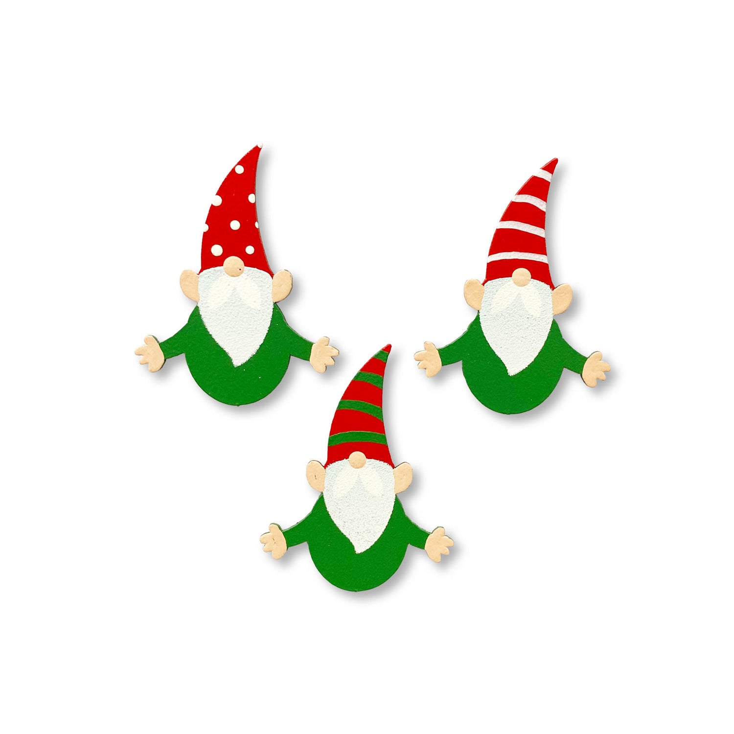 Christmas Gnome Magnets S/3