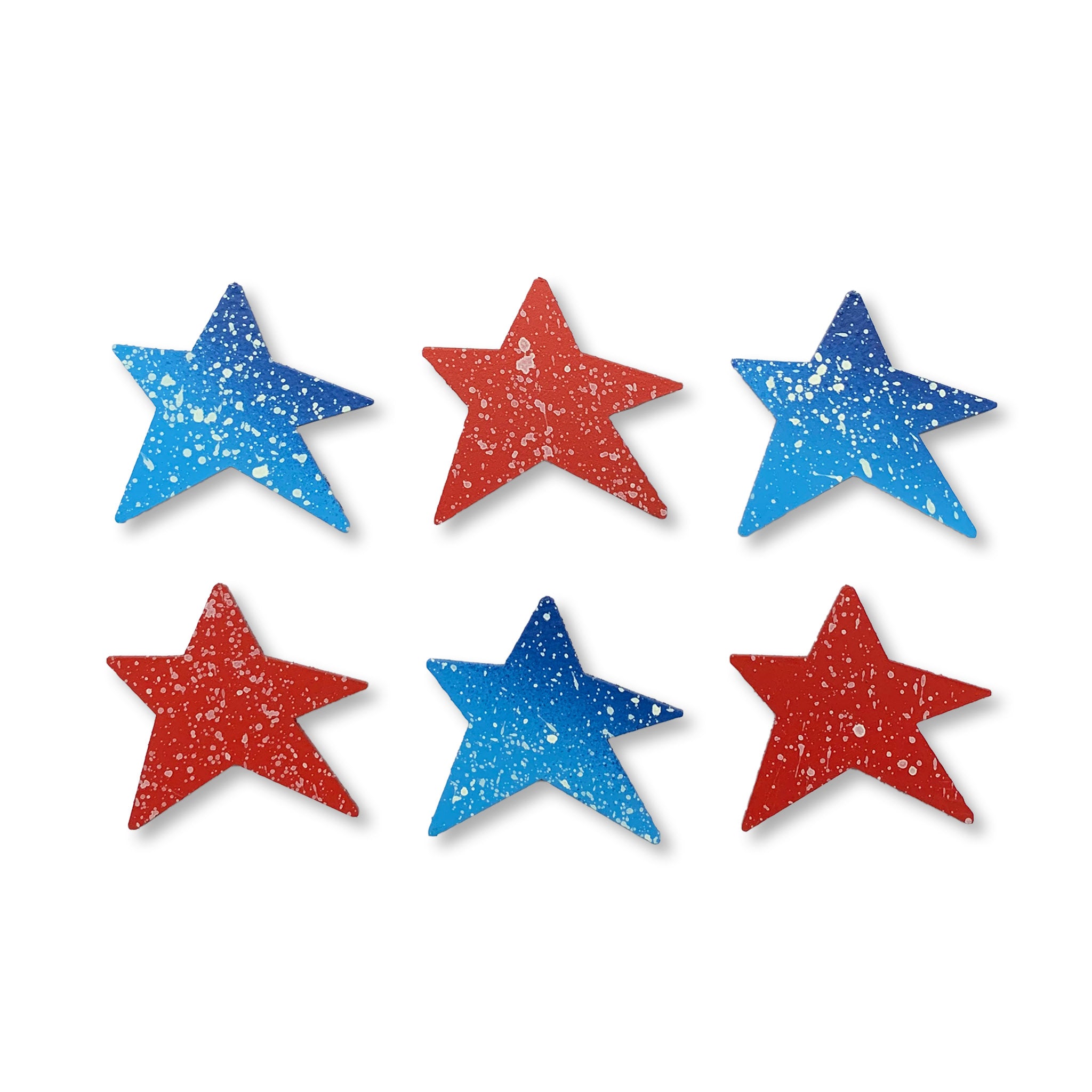 Patriotic Star Magnets S/6
