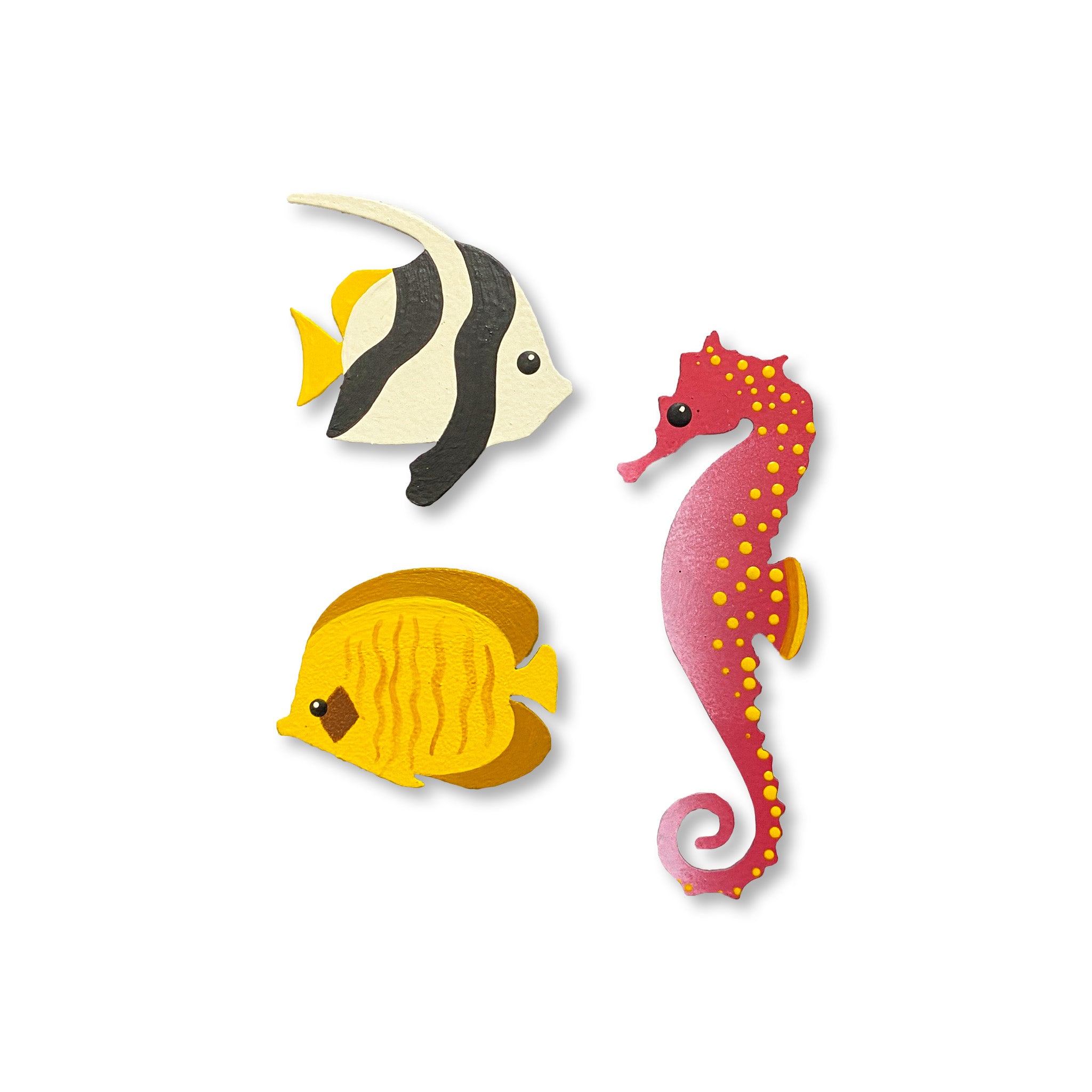 Tropical Fish Magnets S/3