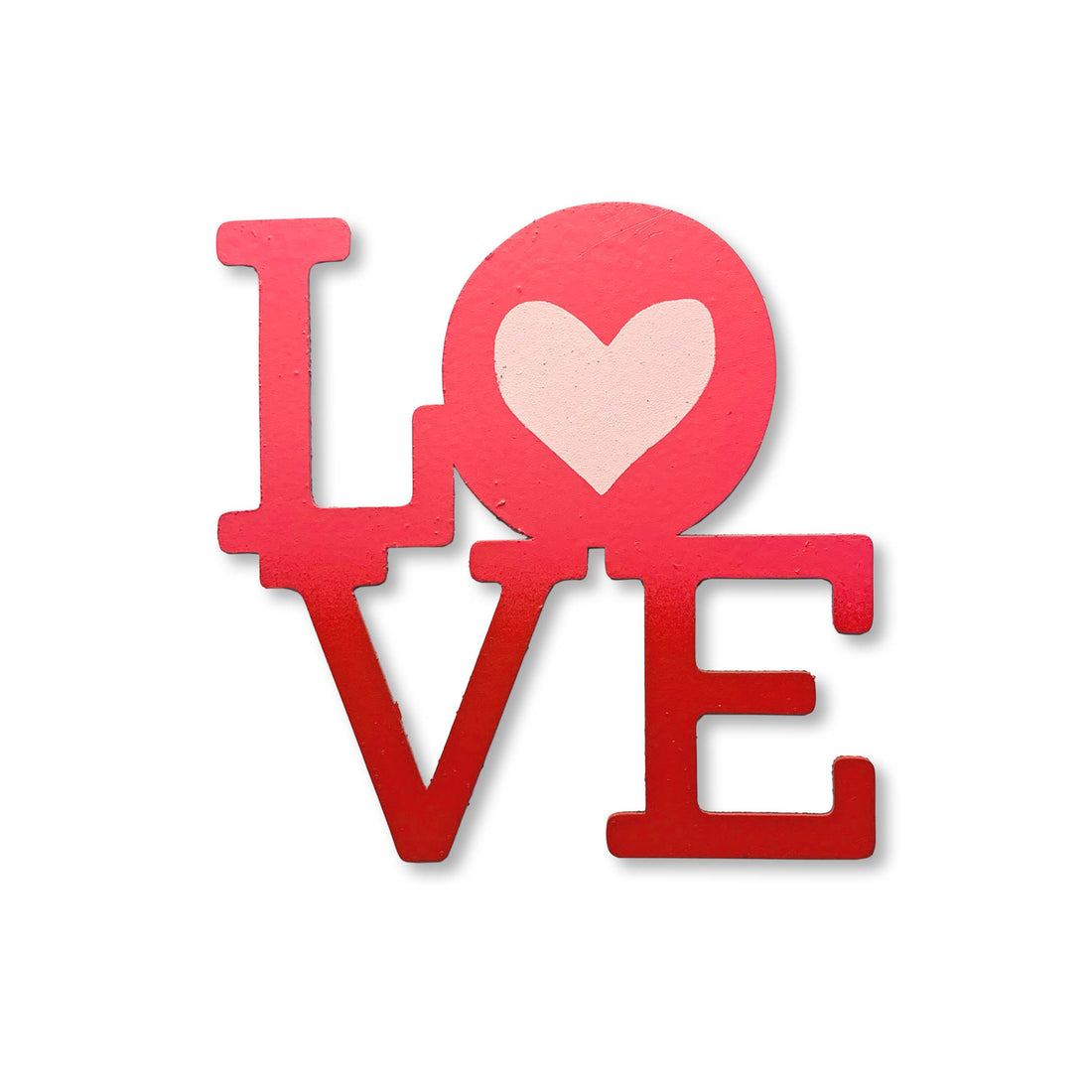 „Liebe“ mit Herzmagnet