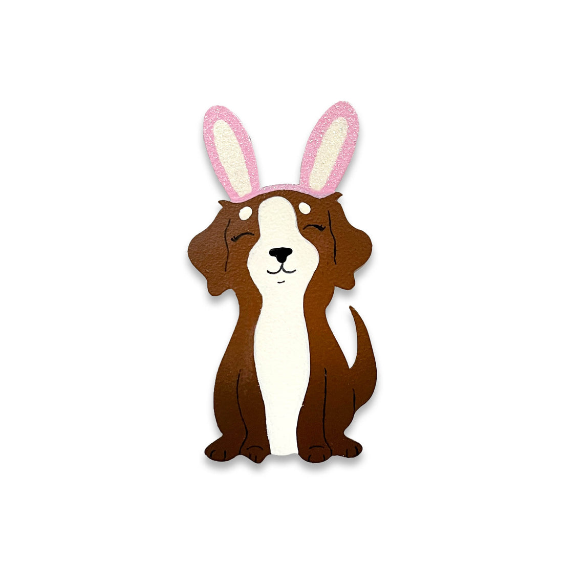 Dog w/ Bunny Ears Magnet