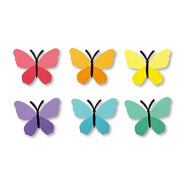 Butterfly Magnets S/6