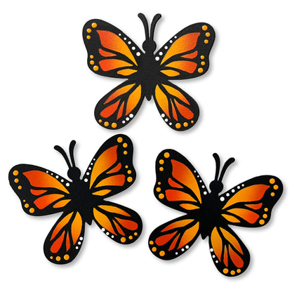 Schmetterling Mini Art Pop, Orange S/3