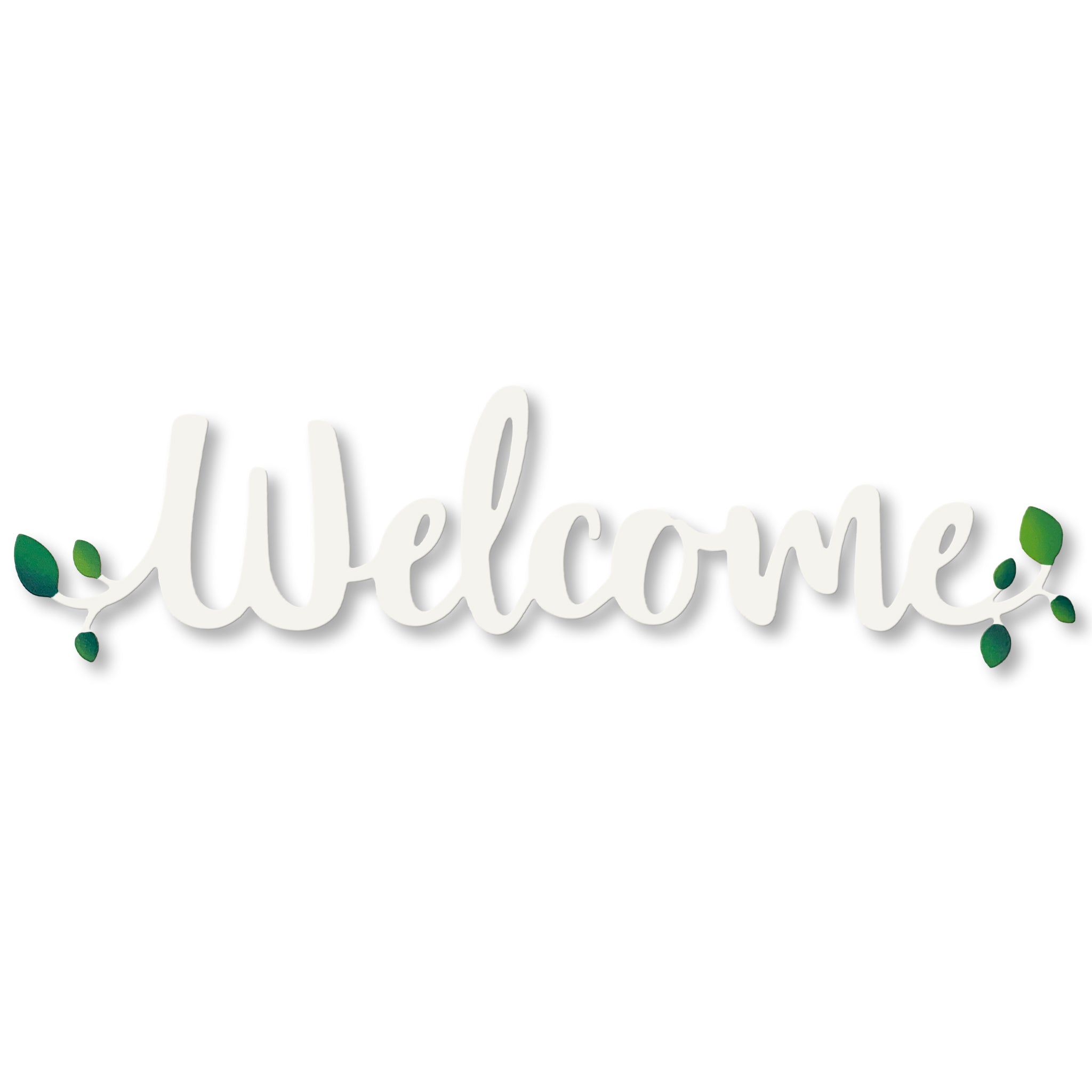 &quot;Welcome&quot; Magnetic Word w/ Greenery