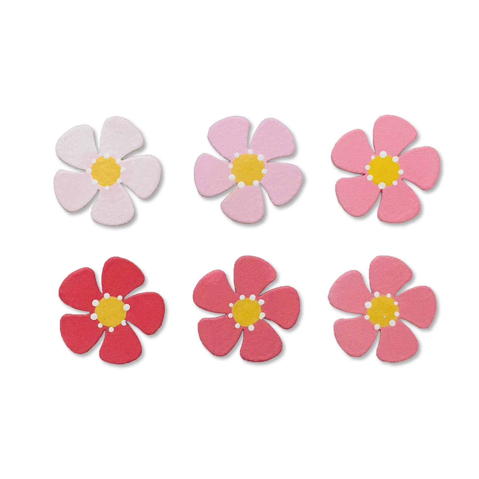 Blumen-Ombre-Magnete | 6er-Set