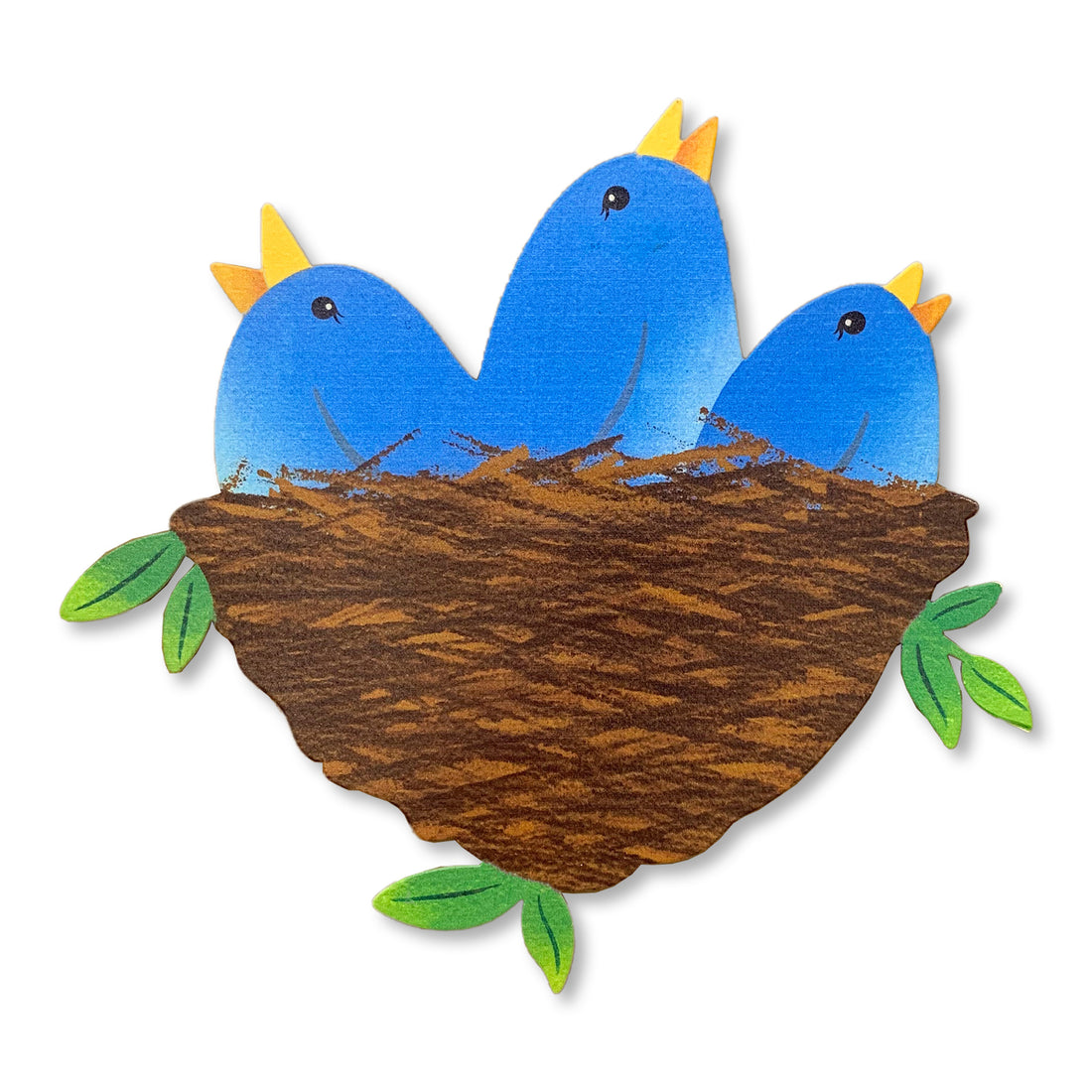 Birds in Nest Magnetic Art Pop