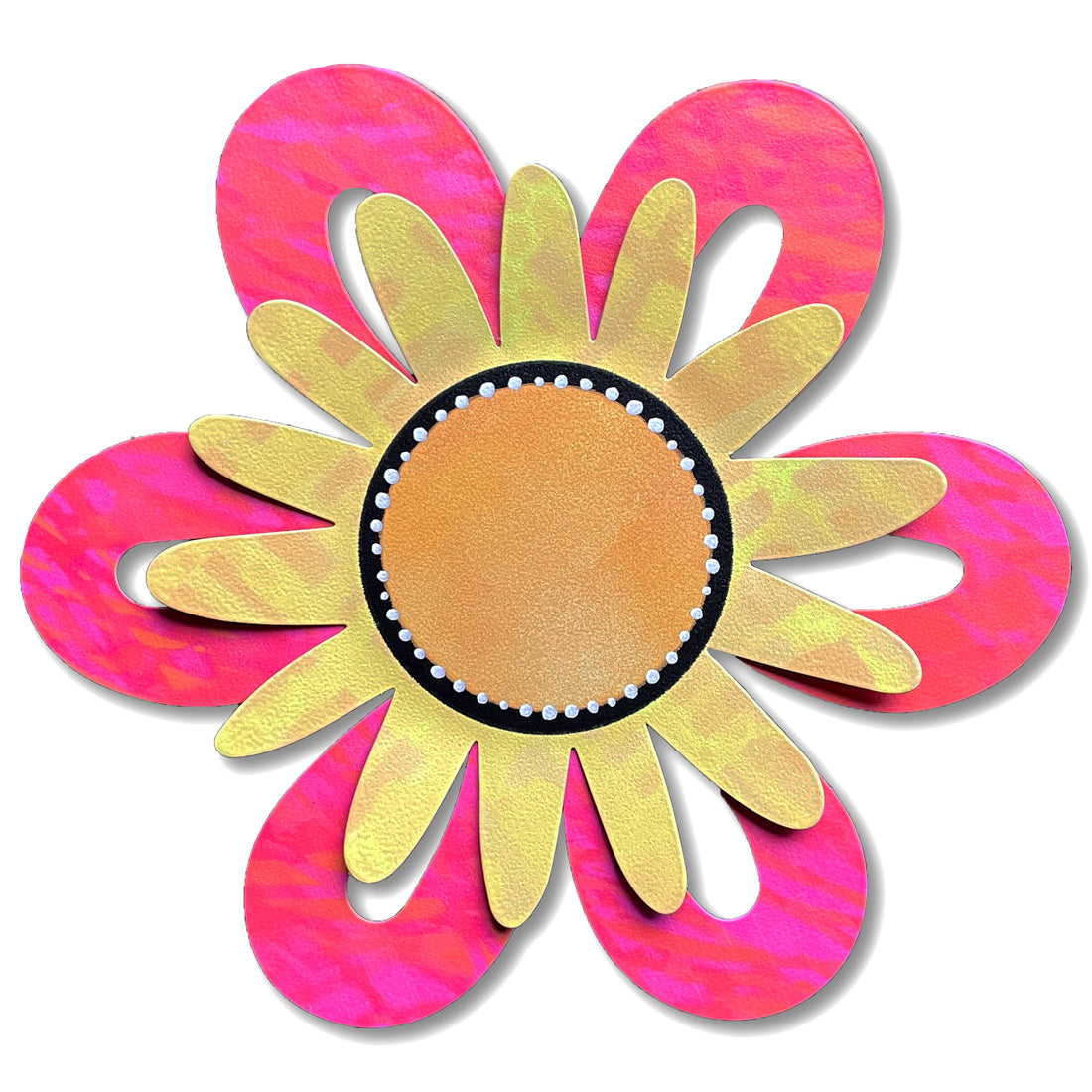 Flower Magnetic Art Pop, Dimensional Yellow w/ Loop