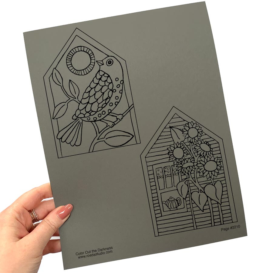 House Kit w/ Coloring Page