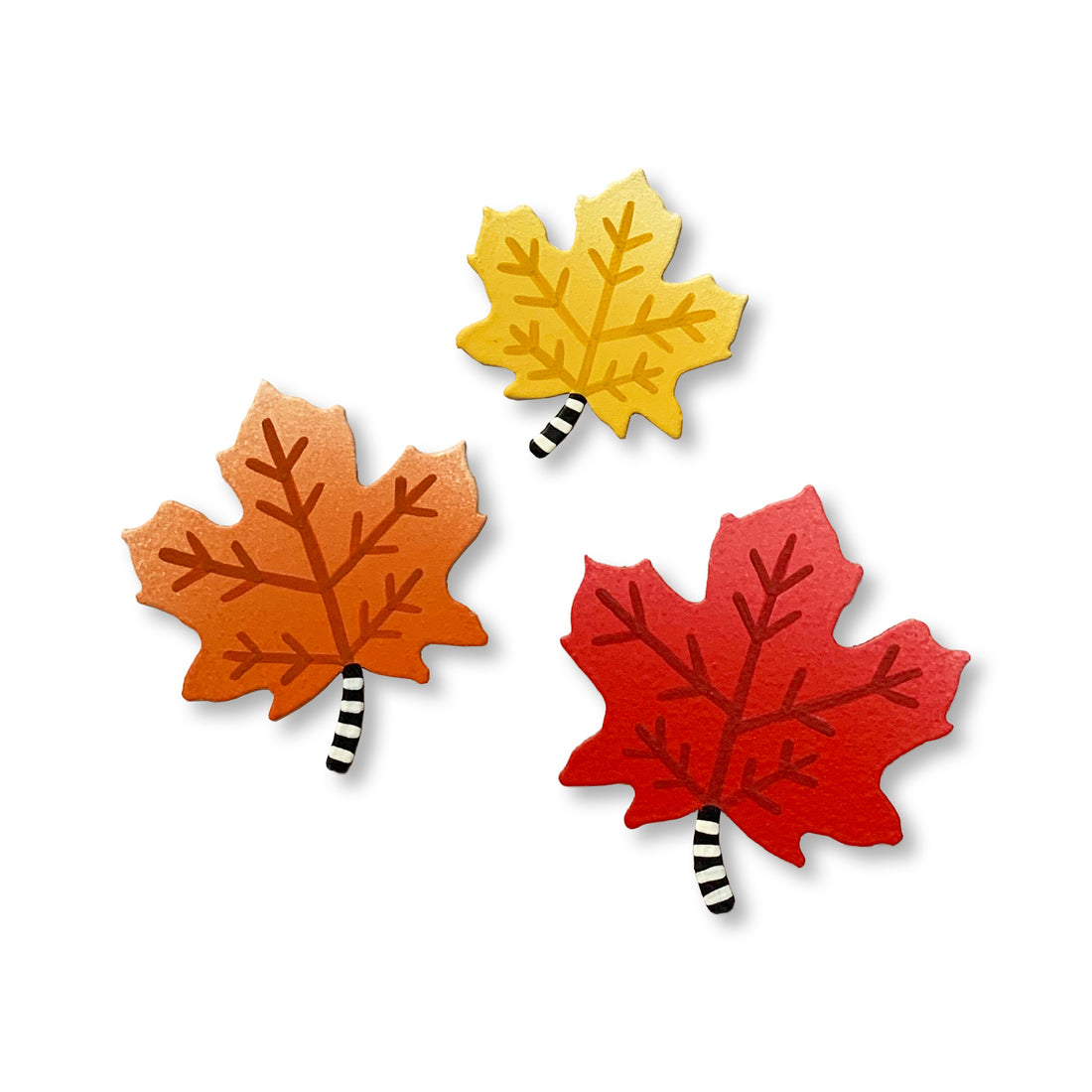 Maple Leaf Magnets S/3