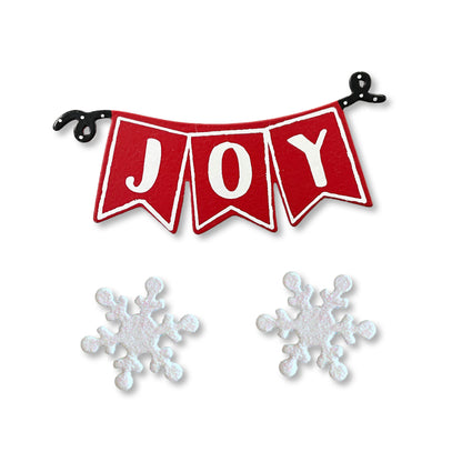 Joy Banner w/ Snowflake Magnets S/3
