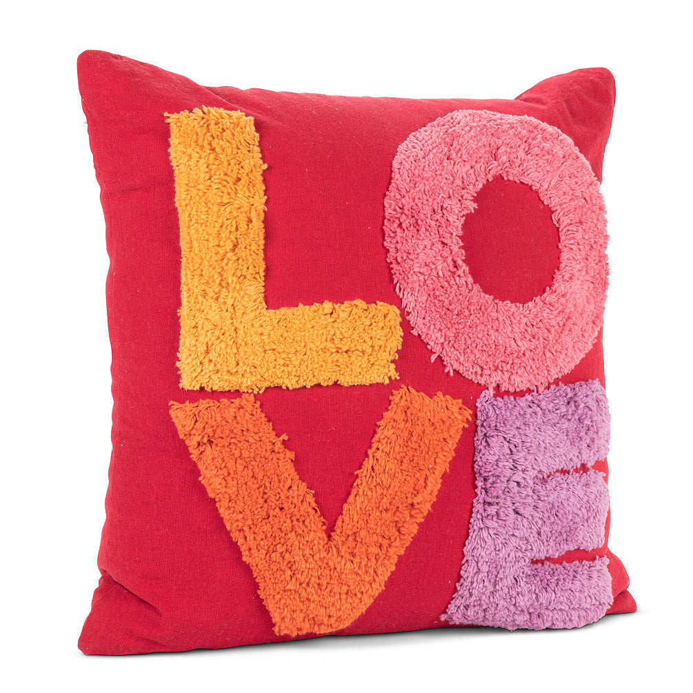 LOVE Tufted Pillow