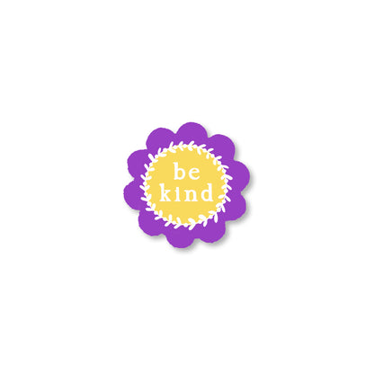 Flower w/ &quot;Be Kind&quot; Magnet