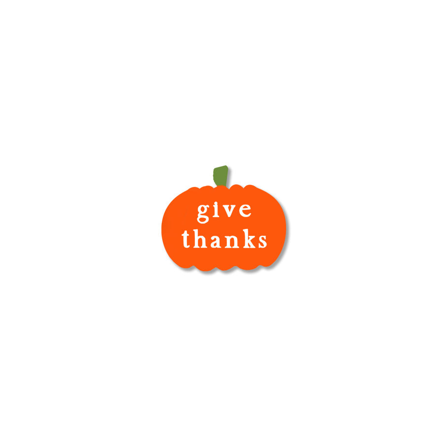 &quot;Give Thanks&quot; Pumpkin Magnet