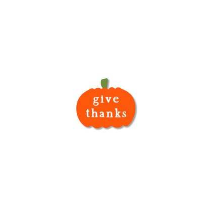 &quot;Give Thanks&quot; Pumpkin Magnet