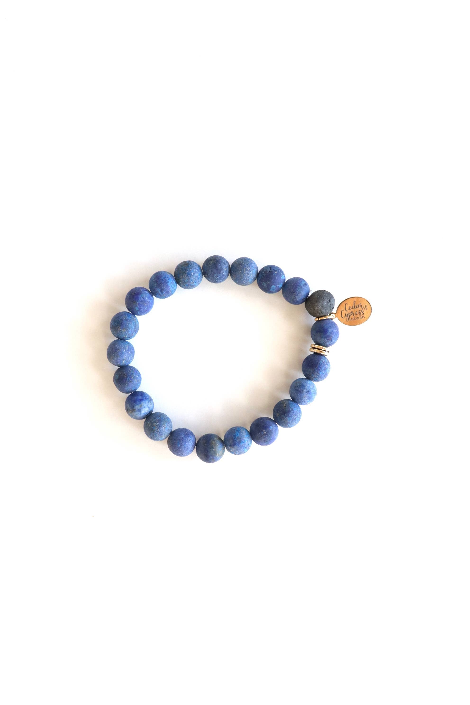 One Little Bead Bracelet, Blue Lapis