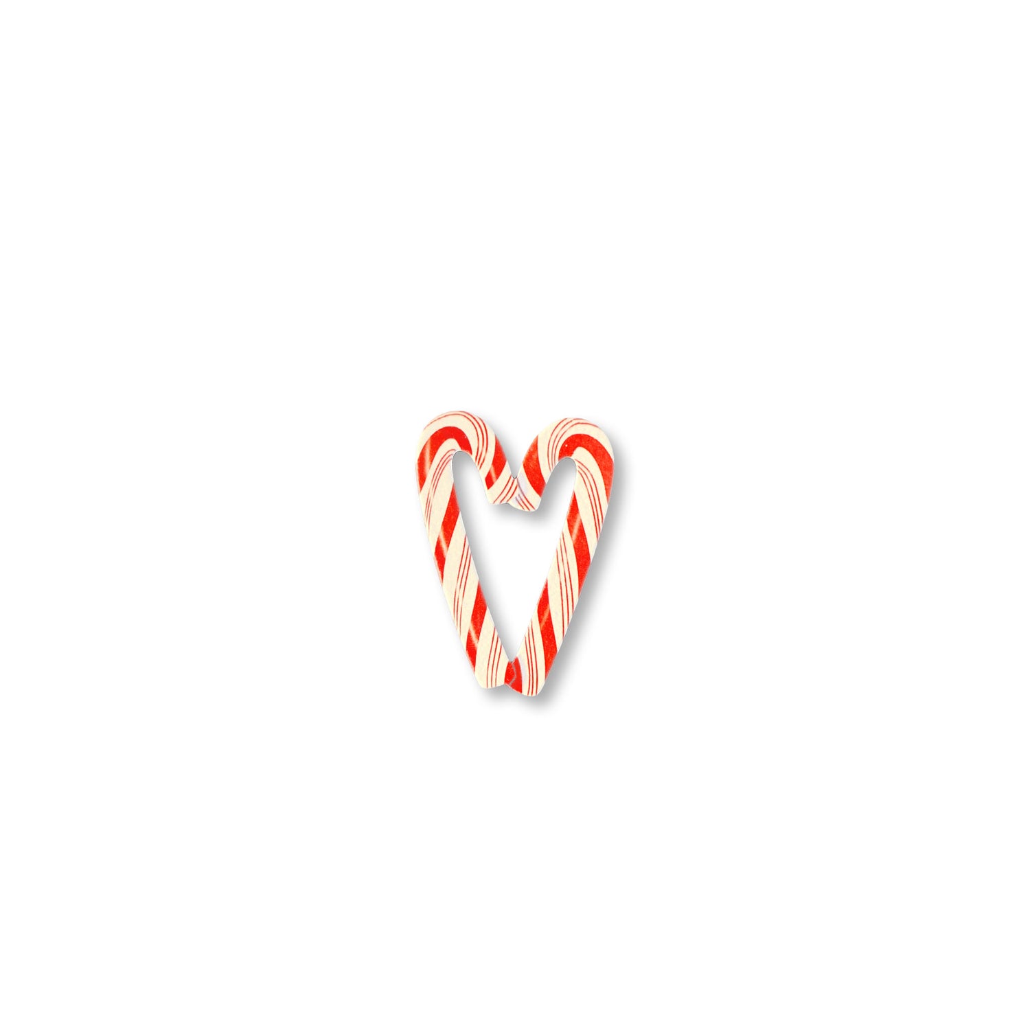 Candy Cane Heart Magnet