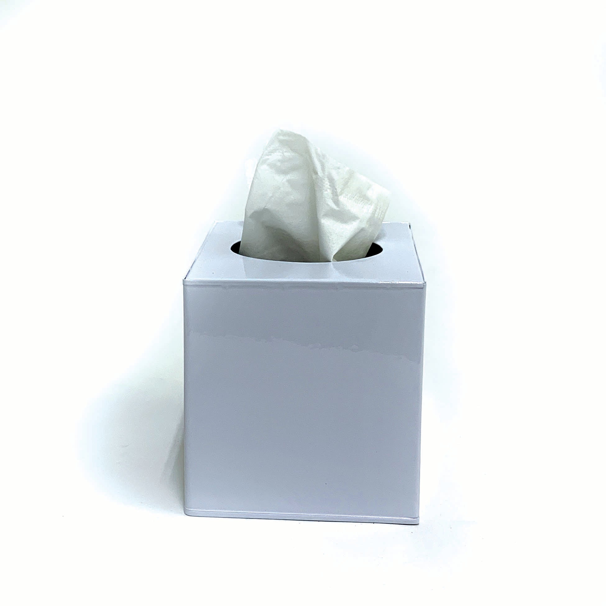 Tissue Box Cover, White