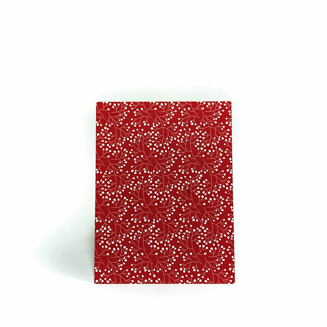 Easel w/ Kickstand 8.5x6.5 Red/White Berries Pattern