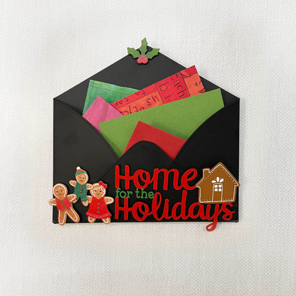 &quot;Home for the Holidays&quot; w/ Gingerbread Magnet