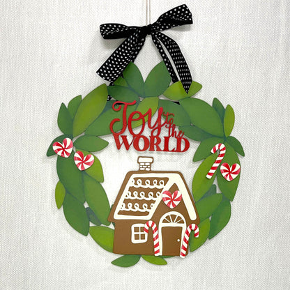 &quot;Joy to the World&quot; Magnet Red