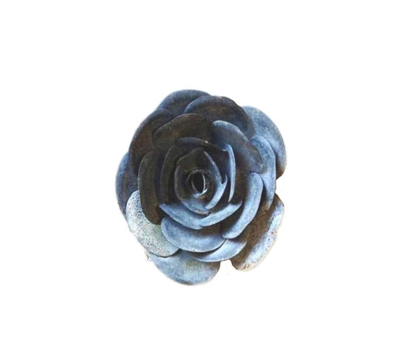 Gray Zinc Magnetic Rose