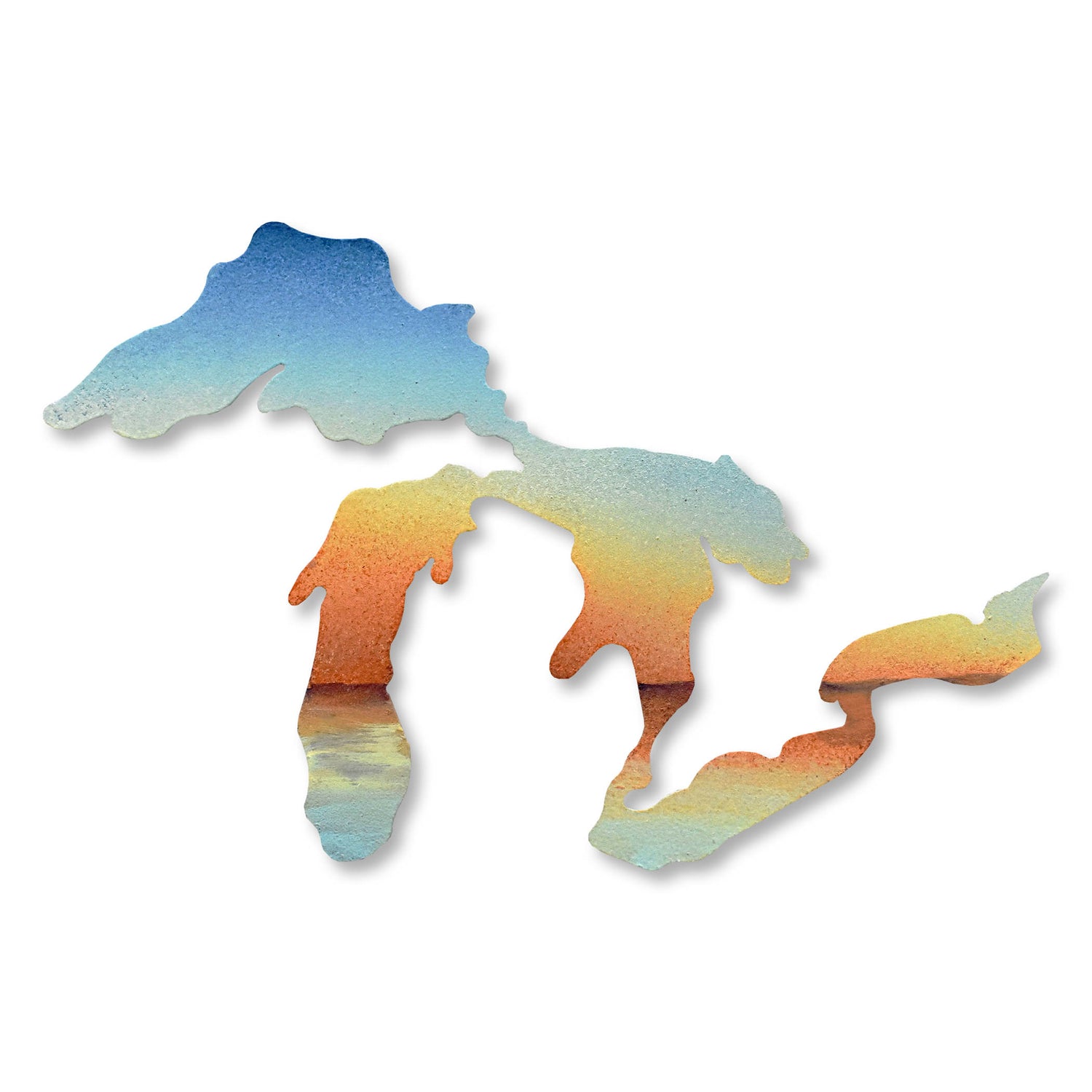 Great Lakes Strand-Sonnenuntergang-Magnet