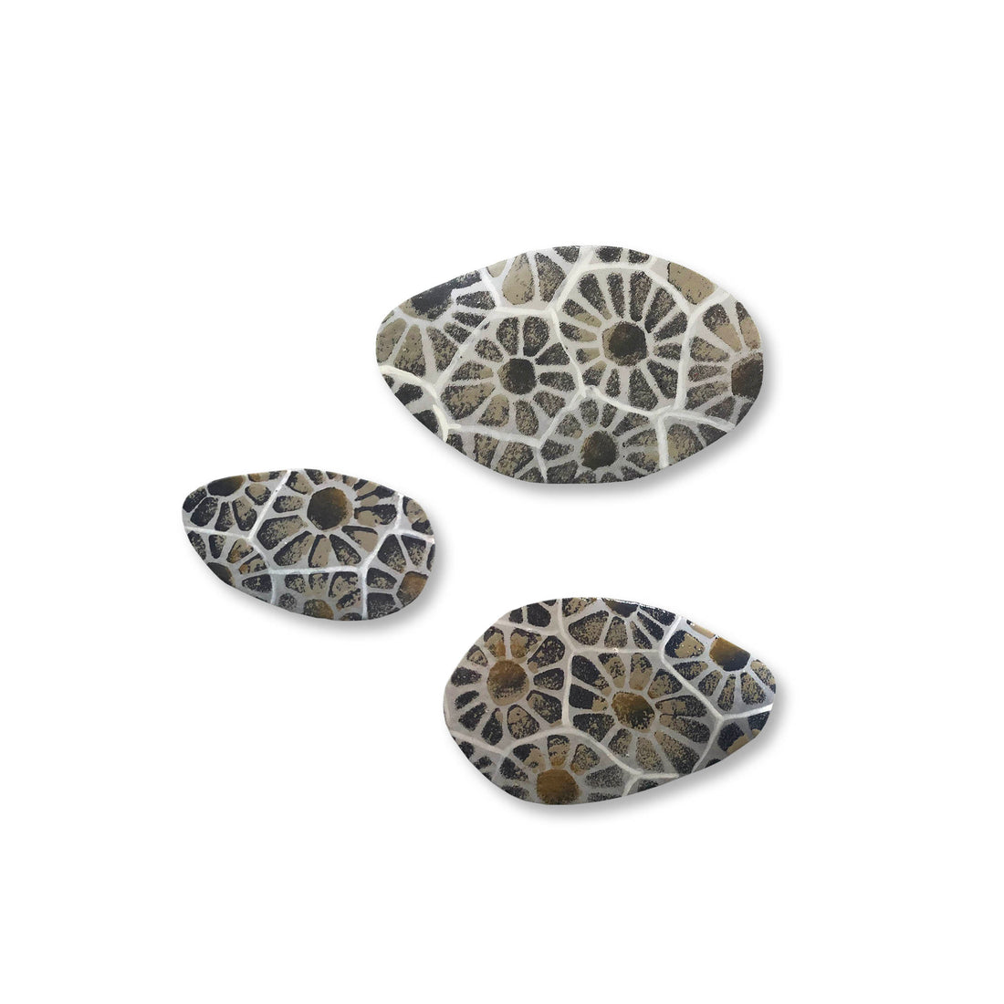 Petoskey Stone Magnets S/3