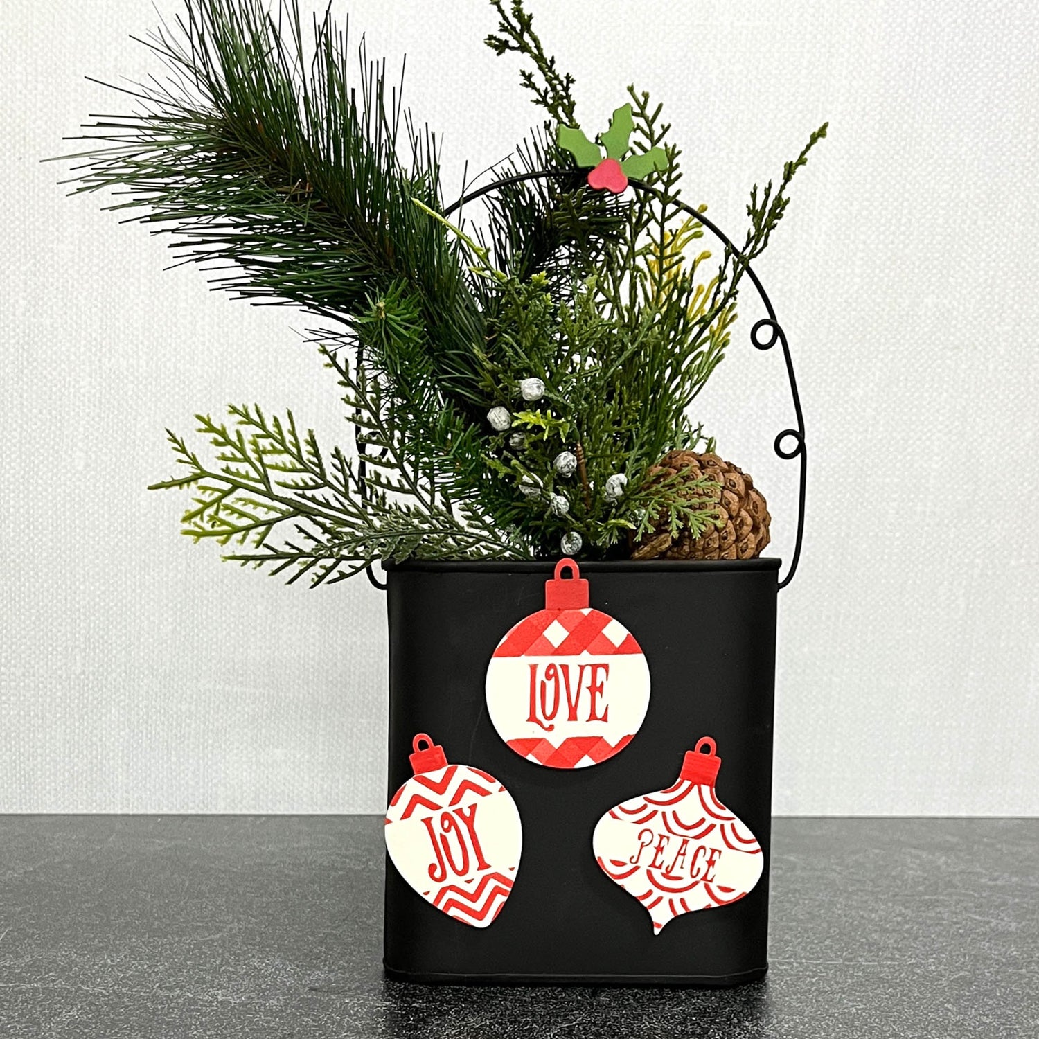 Christmas Ornament Magnetic Art Pop Minis, S/3