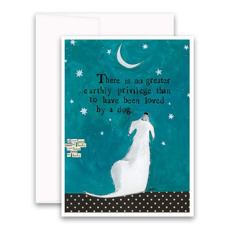 Loved By A Dog Card